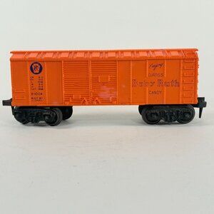 Lionel O Gauge Curtiss Baby Ruth Candy Boxcar Orange X-1004 Train Vintage